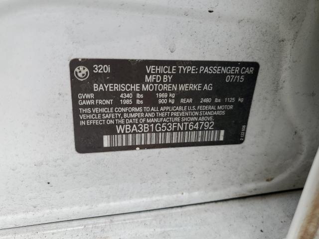 WBA3B1G53FNT64792 BMW 320 I