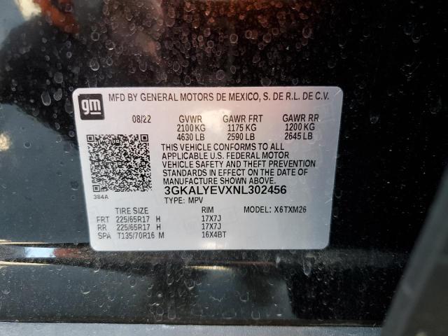 3GKALYEVXNL302456 GMC Terrain At4