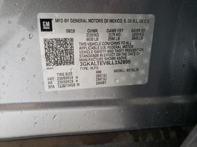 3GKALTEV8LL152895 GMC Terrain Sle