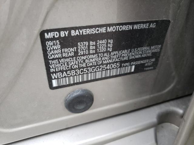 WBA5B3C53GG254065 BMW 535 XI