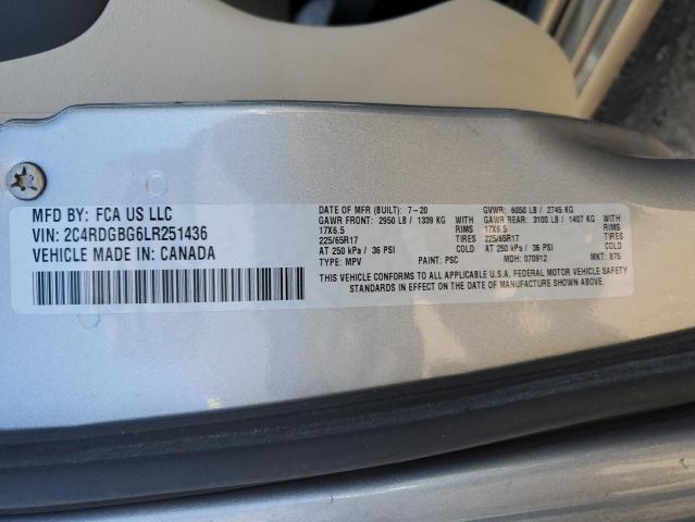 2C4RDGBG6LR251436 Dodge Grand Caravan Se