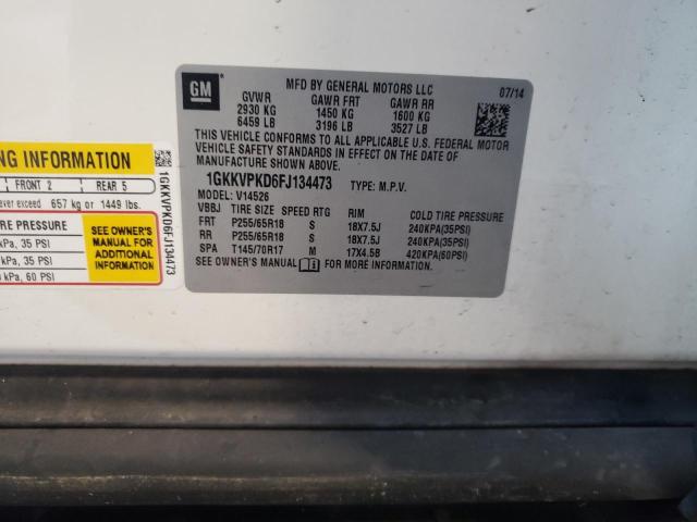 1GKKVPKD6FJ134473 GMC ACADIA SLE