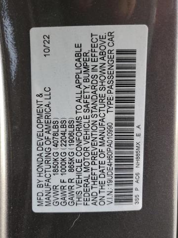 19UDE4H60PA010990 Acura Integra A-spec Tech