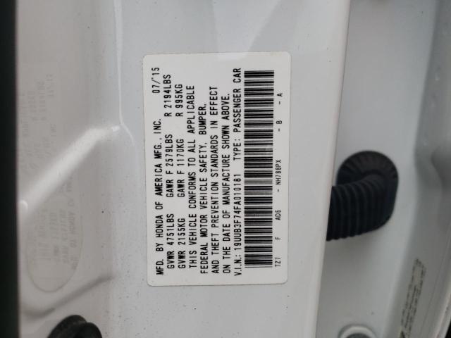 19UUB3F74FA010181 Acura Tlx Advance