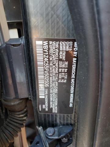 WBY1Z4C55FV502506 BMW I3 REX