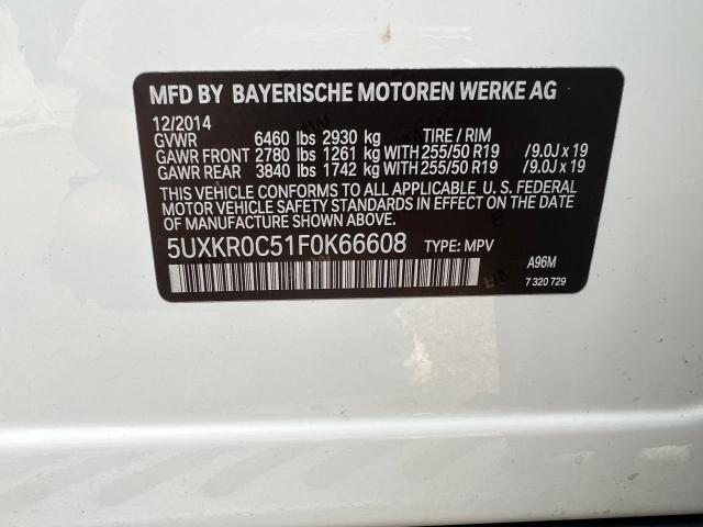 5UXKR0C51F0K66608 BMW X5 Xdrive35i