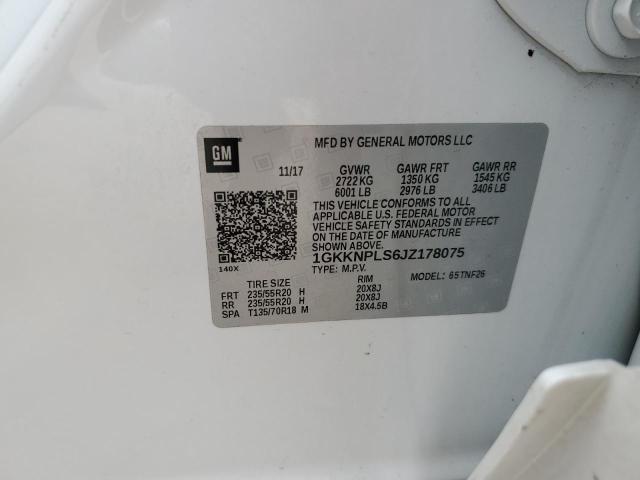 1GKKNPLS6JZ178075 GMC Acadia Denali