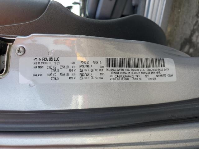 2C4RDGEG6KR764129 Dodge Grand Caravan Gt
