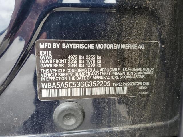 WBA5A5C53GG352205 BMW 528 I