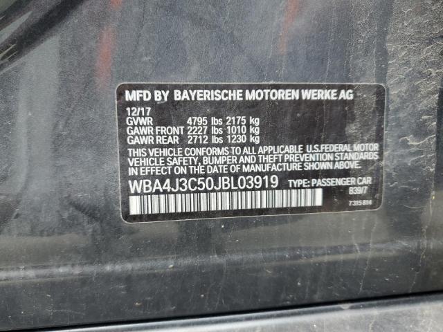WBA4J3C50JBL03919 BMW 430xi Gran Coupe