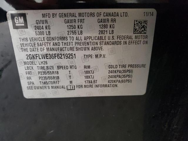 2GKFLWE36F6219251 GMC Terrain Sle