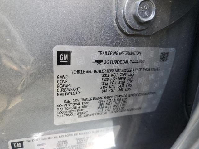 3GTU9DED8LG444950 GMC Sierra K1500 Slt
