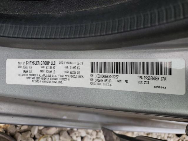 1C3CDZAB9EN147227 Dodge AVENGER SE
