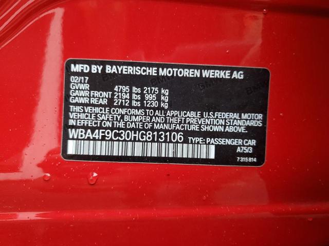 WBA4F9C30HG813106 BMW 430xi Gran Coupe