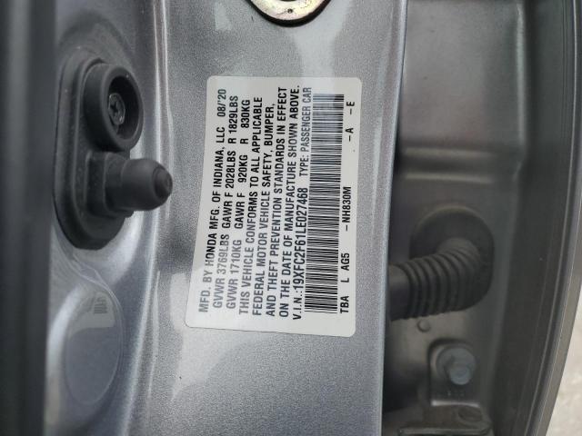 19XFC2F61LE027468 Honda Civic Lx