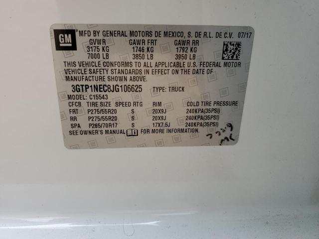 3GTP1NEC8JG106625 GMC Sierra C1500 Slt