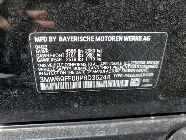 3MW69FF08P8D36244 BMW 330I
