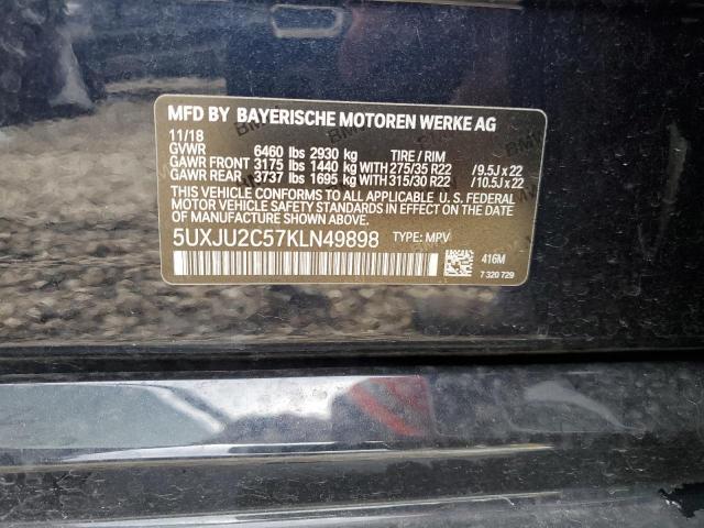 5UXJU2C57KLN49898 BMW X5 Xdrive50i