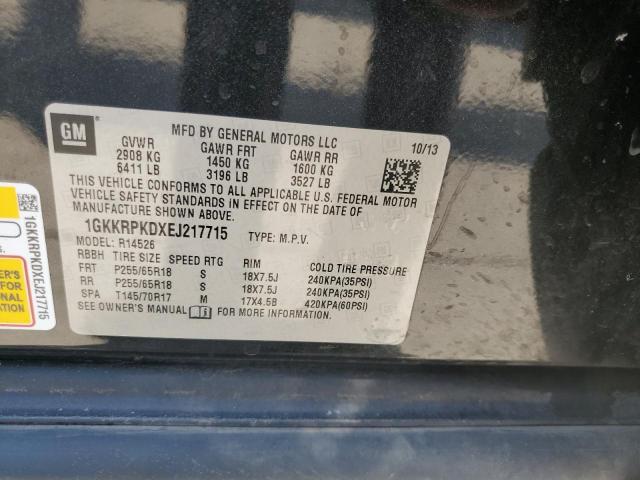 1GKKRPKDXEJ217715 GMC ACADIA SLE