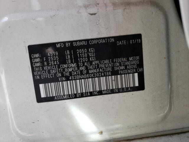 4S3BNAB60K3024186 Subaru Legacy 2.5i