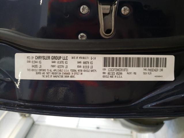 1C3CDFEBXED918731 Dodge DART GT