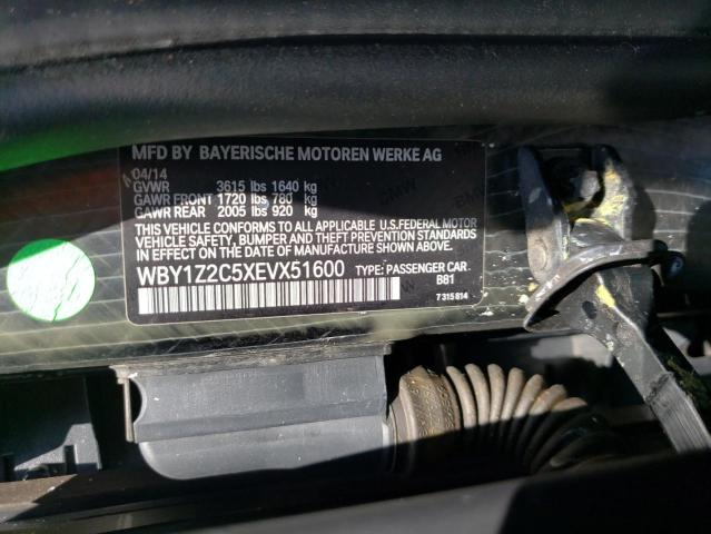 WBY1Z2C5XEVX51600 BMW I3 Bev