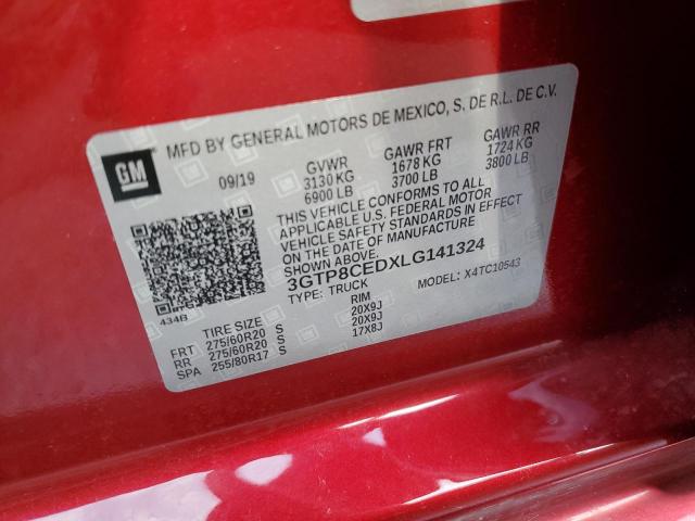 3GTP8CEDXLG141324 GMC Sierra C1500 Elevation