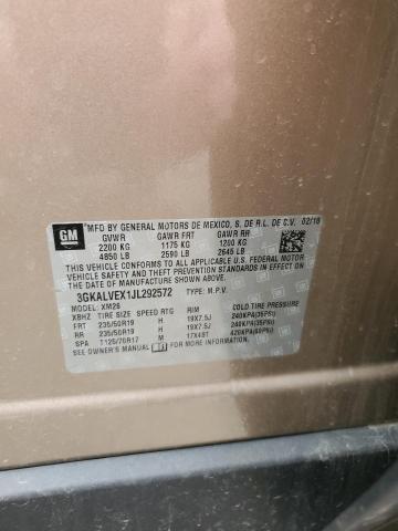 3GKALVEX1JL292572 GMC Terrain Slt