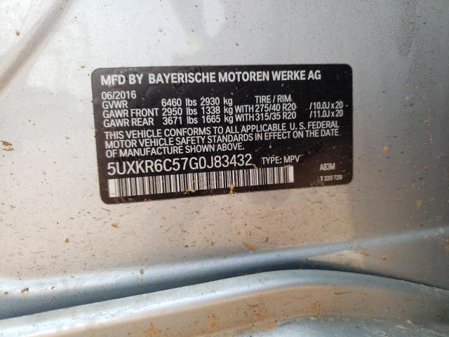 5UXKR6C57G0J83432 BMW X5 Xdrive50i