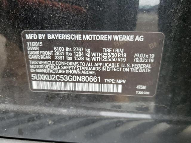 5UXKU2C53G0N80661 BMW X6 Xdrive35i