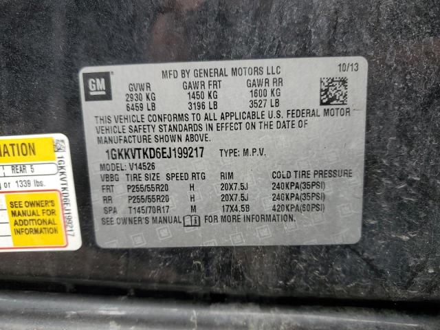 1GKKVTKD6EJ199217 GMC Acadia Denali