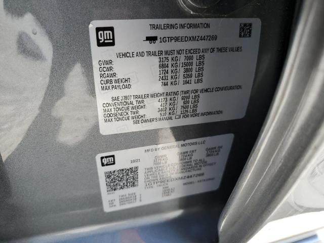 1GTP9EEDXMZ447269 GMC Sierra K1500 At4