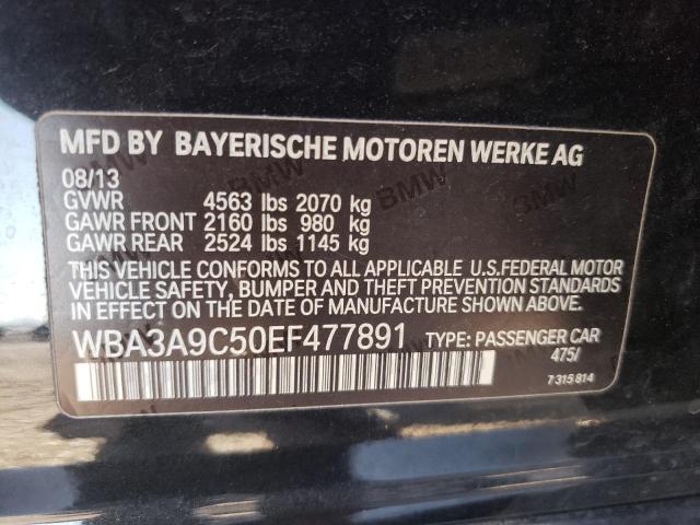 WBA3A9C50EF477891 BMW 335 I