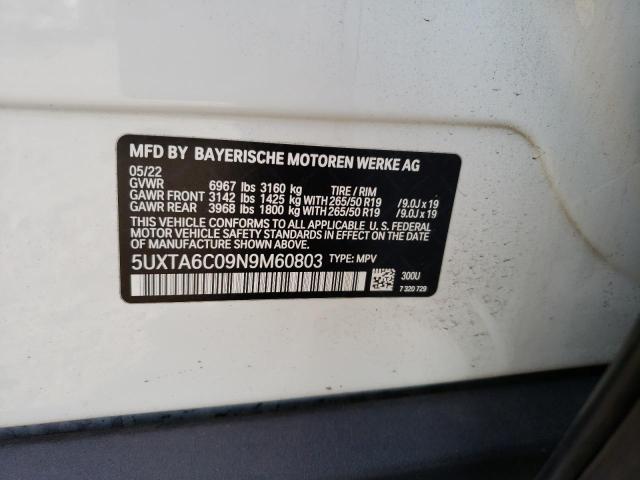 5UXTA6C09N9M60803 BMW X5 Xdrive45e