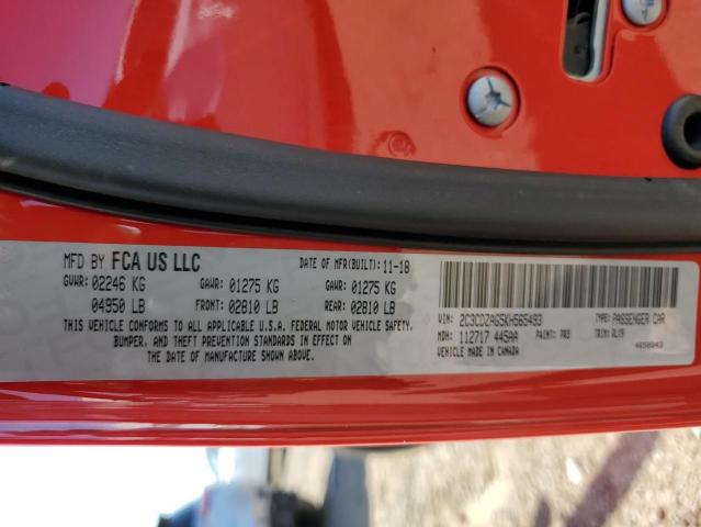 2C3CDZAG5KH565493 Dodge Challenger Sxt