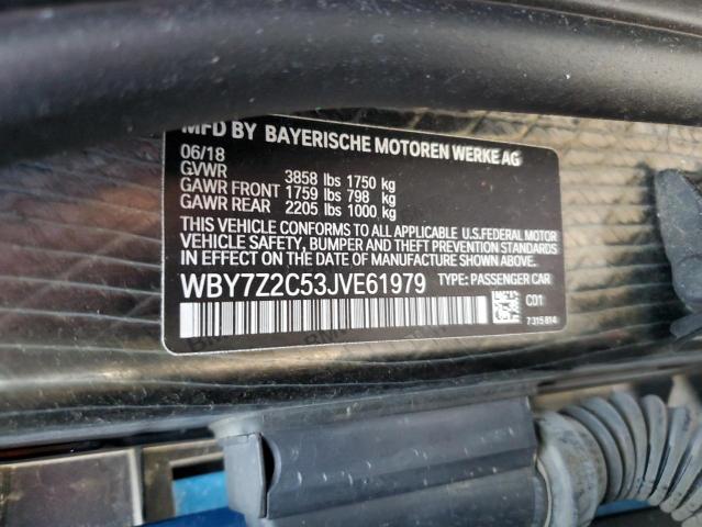 WBY7Z2C53JVE61979 BMW I3 Bev