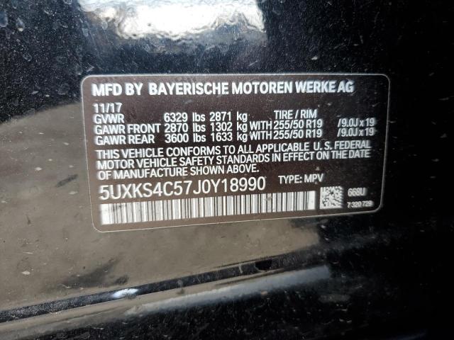 5UXKS4C57J0Y18990 BMW X5 Xdrive35d