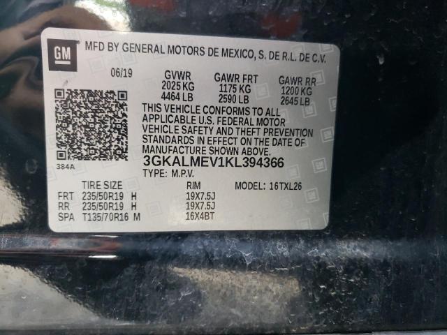 3GKALMEV1KL394366 GMC Terrain Sle