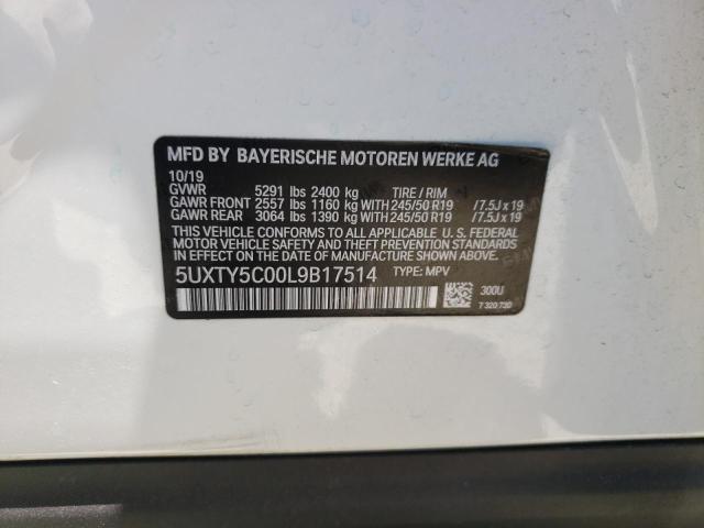 5UXTY5C00L9B17514 BMW X3 Xdrive30i