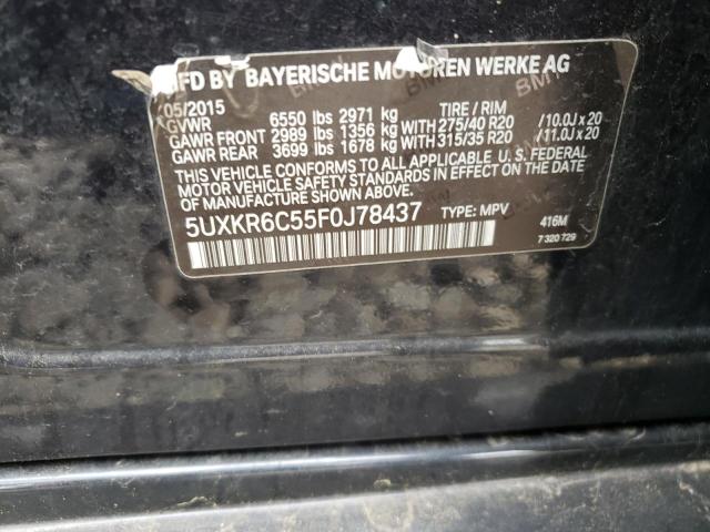 5UXKR6C55F0J78437 BMW X5 Xdrive50i
