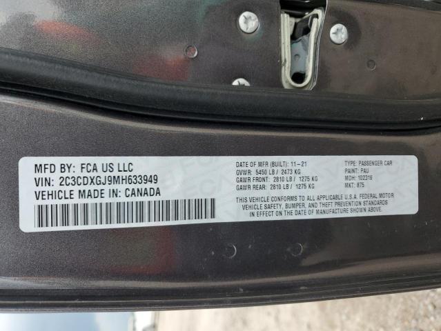 2C3CDXGJ9MH633949 Dodge Charger Scat Pack