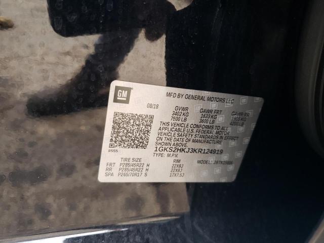 1GKS2HKJ3KR124919 GMC YUKON XL DENALI