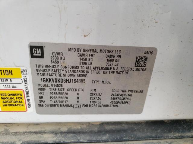 1GKKVSKD6HJ164885 GMC Acadia Limited Slt-2