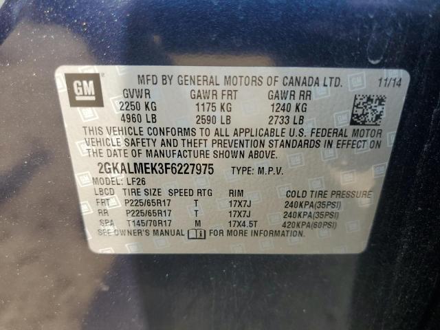 2GKALMEK3F6227975 GMC Terrain Sle