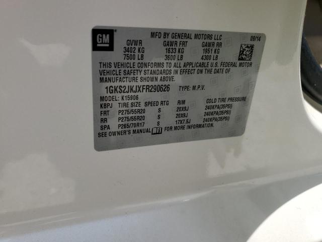 1GKS2JKJXFR290626 GMC YUKON XL DENALI