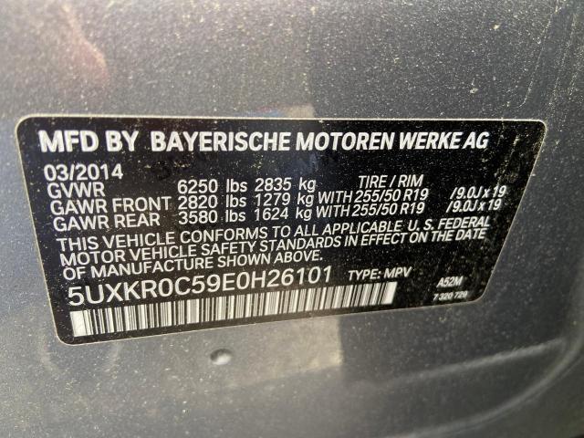 5UXKR0C59E0H26101 BMW X5 Xdrive35i