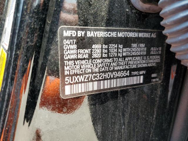 5UXWZ7C32H0V94664 BMW X3 Sdrive28i