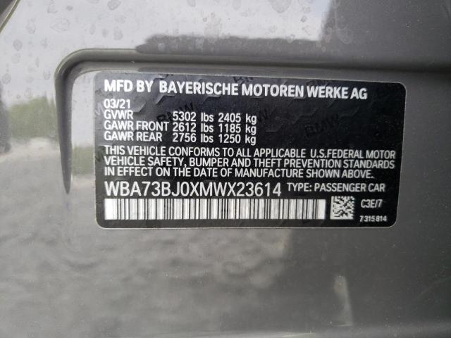WBA73BJ0XMWX23614 BMW 540 XI