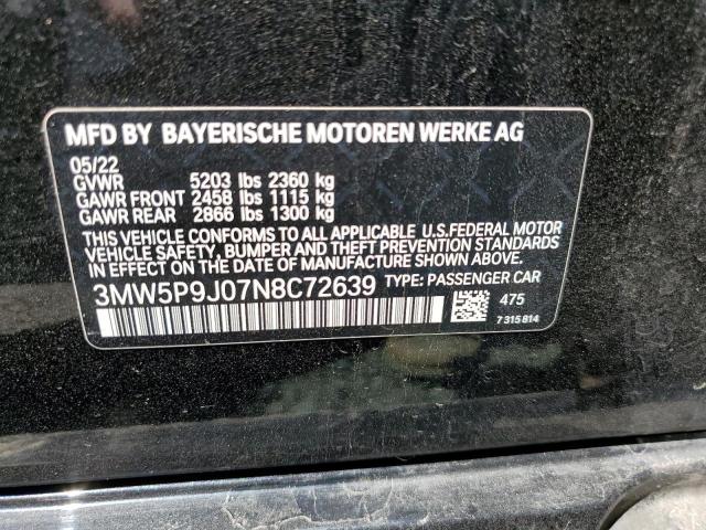 3MW5P9J07N8C72639 BMW 330xe