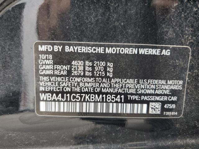 WBA4J1C57KBM18541 BMW 430i Gran Coupe